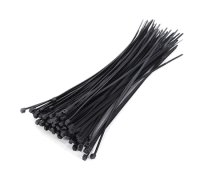 Стяжки нейлоновые 3.6x300мм хомуты 100шт.черные Стяжки нейлоновые 3.6x300мм хомуты 100шт.черные